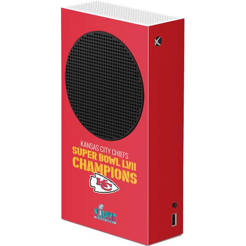 NFL Kansas City Chiefs Super Bowl LVII Champions Xbox Series S Console Skin
